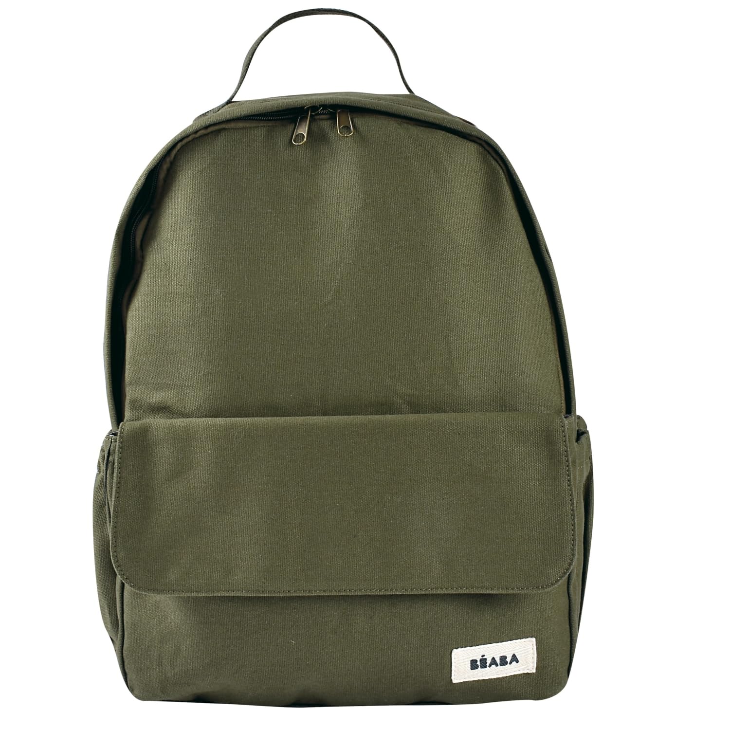 BÉABA Zaino Fasciatoio Bebè Tokyo 21L – Zaino Maternità Unisex Mamma e Papà, 9 Tasche, Tasca Termica, Aggancio Passeggino, Fasciatoio Imbottito – Cachi
