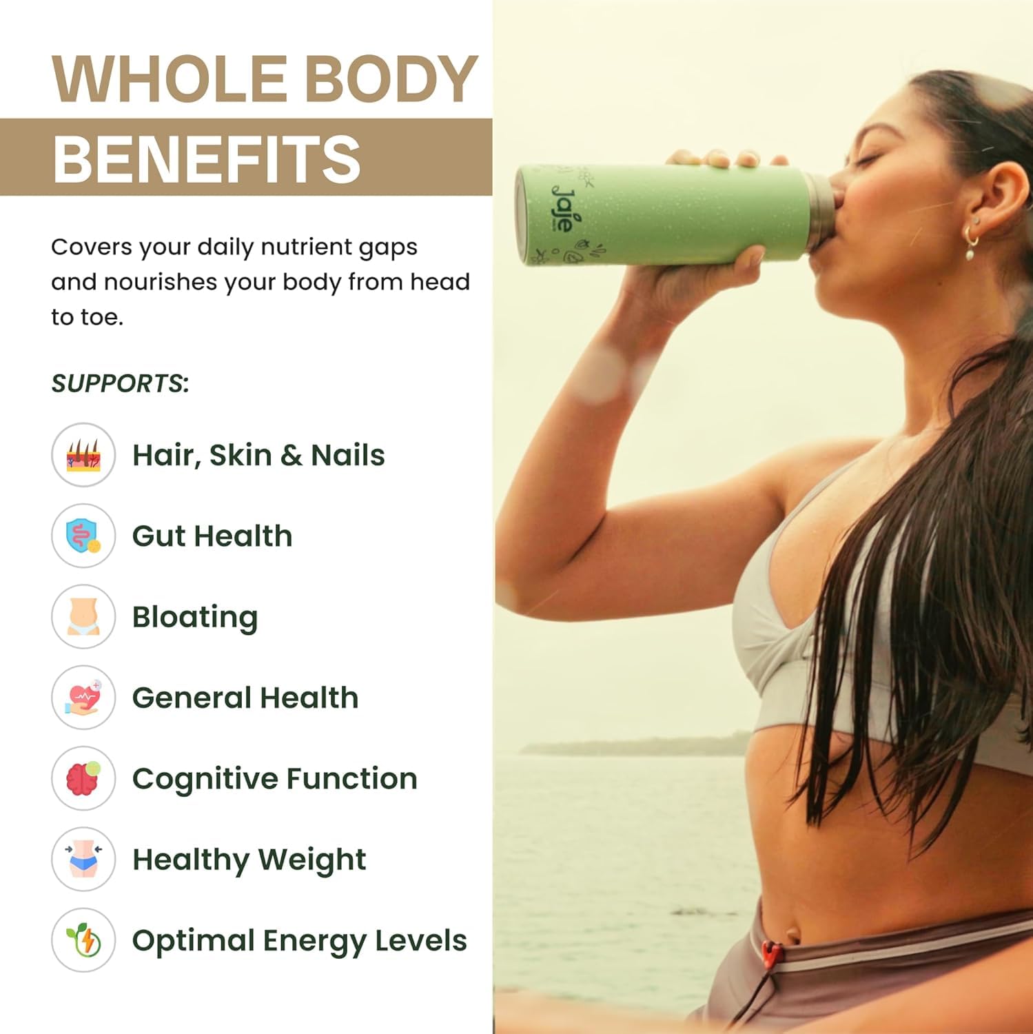 All-In-One Superfood Protein Shake | Complete Meal Replacement | 60+ Superfoods, 20g Plant Based Protein Powder Meal Replacement | Probiotics, Digestive Enzymes, 13g Fibre | Low Carb Weight Loss Shake