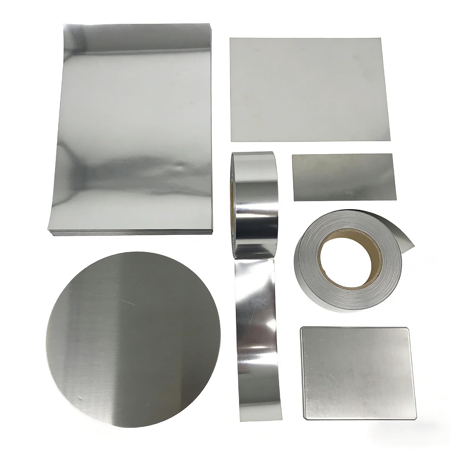 High Purity Nickel Foil Sheet Strip Plate Disc Roll Ni ≥99.99%, Battery Grade Nickel Metal Material for Laboratory Research, Electronics and Industrial Use (Nickel Sheet, 0.6 * 100 * 100mm)