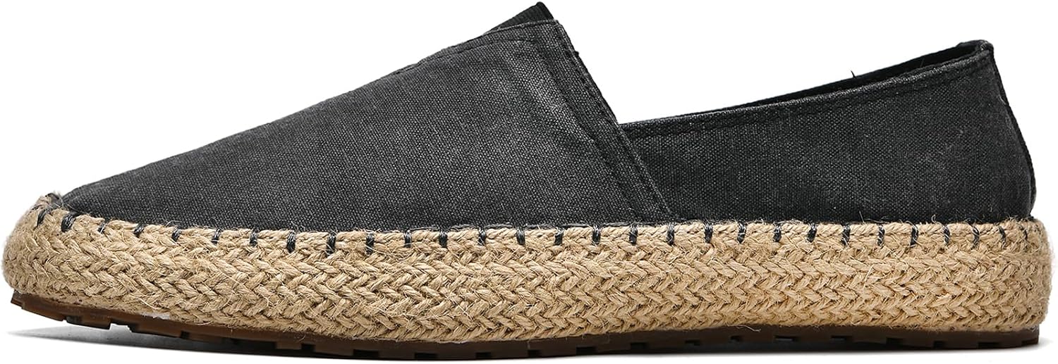 CASMAG Men's Fashion Casual Cloth Shoes Canvas Slip-on Loafers Espadrille Leisure Walking Sneakers Moccasins Boat Shoes - Image 3
