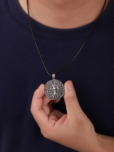 Miniatura 5 de HAQUIL Viking Celtic Wiccan Tree of Life Pendant Necklace, Tree of Life Jewelry Gifts for Men and Women