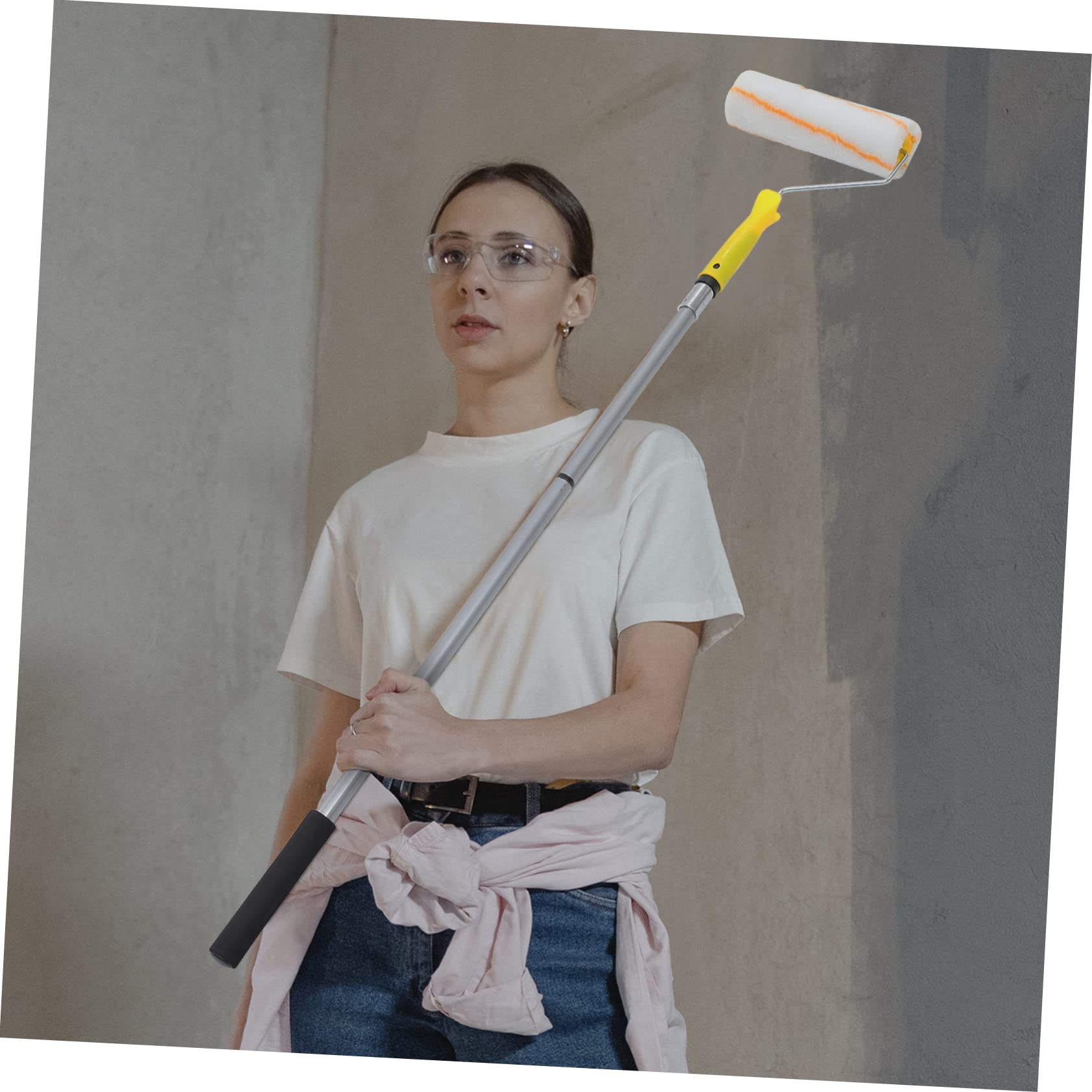 LIFKOME Per Pittura Professionale in Microfibra Rulli Staccabili Per Verniciatura Uniforme Adatti Soffitti e Mobili Leggero e Comodo Da Usare