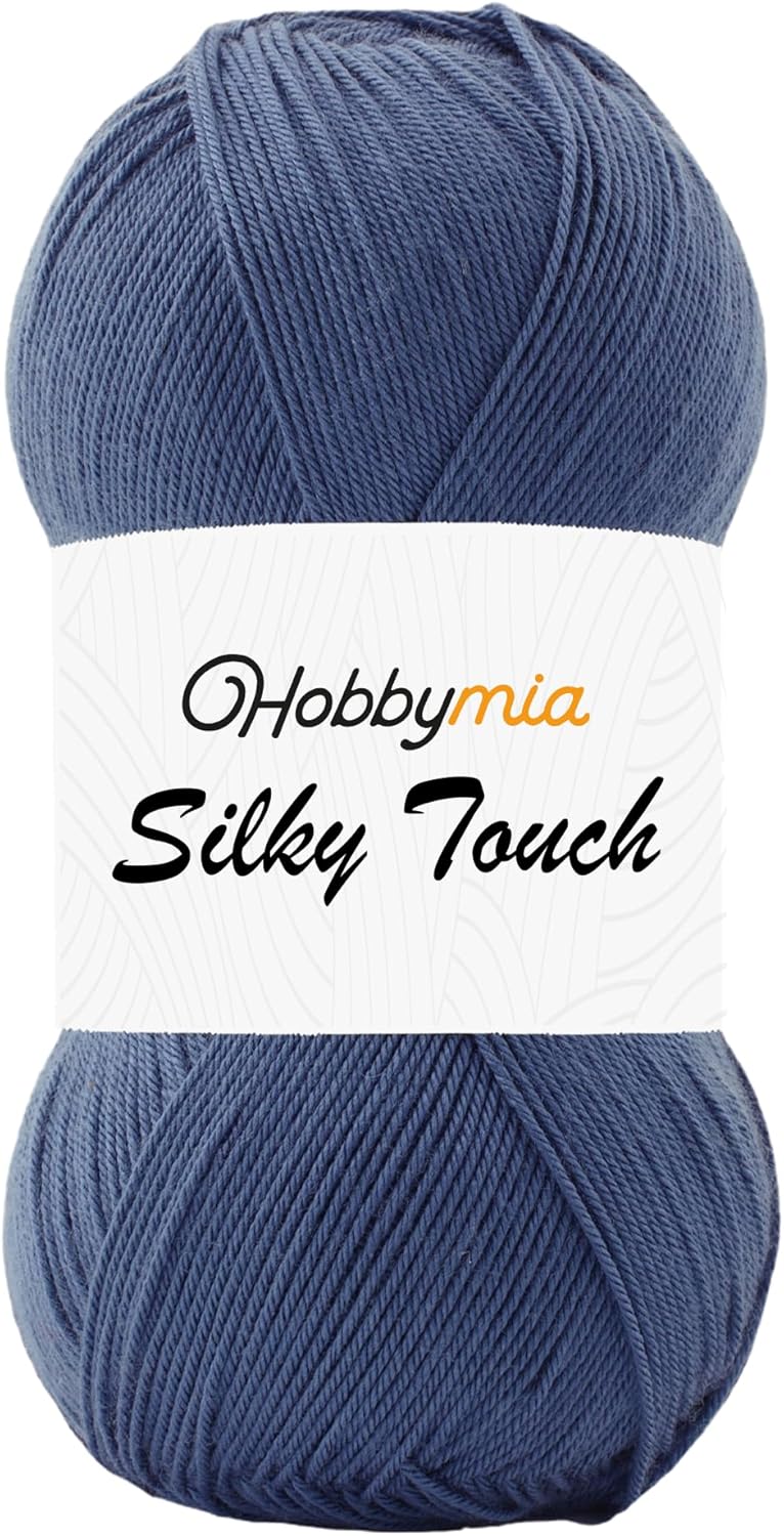 Silky Touch Acrylic Yarn - Soft Sport Weight Yarn for Crochet & Knitting - 100g / 383yds - 100% Microfiber Acrylic - Lightweight Fine Smooth Yarn(Red - Rust, 4 Skeins)