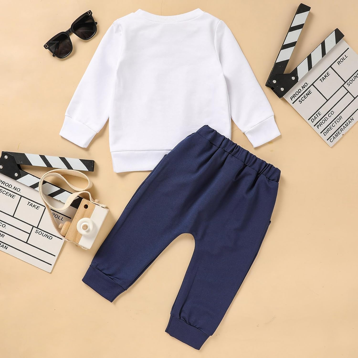 1st Birthday Clothes Outfit Boy Baby One Year Old Birthday Outfit Long Sleeve Shirt Pants Fall Winter Outfit Clothes - Image 6