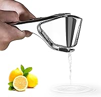 Bagrox Stainless Steel Lemon Squeezer - Manual Handheld Citrus Juicer for Lemons, Limes, Oranges | Filter, Compact, Durable