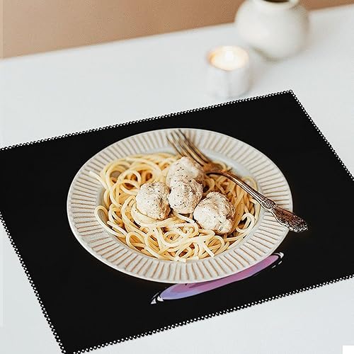 Miniatura 6 de Pineapple Rainbow Flag Gay Pride LGBT Placemats Set of 6 Resistant Table Mats Washable Place Mats for Dinner Party Table Decoration