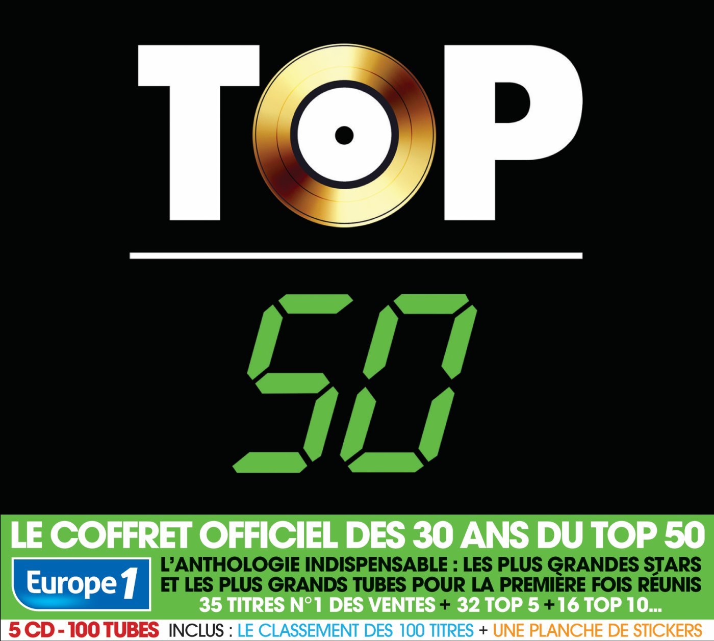 Top 50 - 30 Ans (100 Tubes)