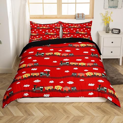 Vista 62 de Funda de edredón con estampado de gatos de dibujos animados, para niños, niñas, amantes de los gatos, funda de edredón rosa con corazón y fresa