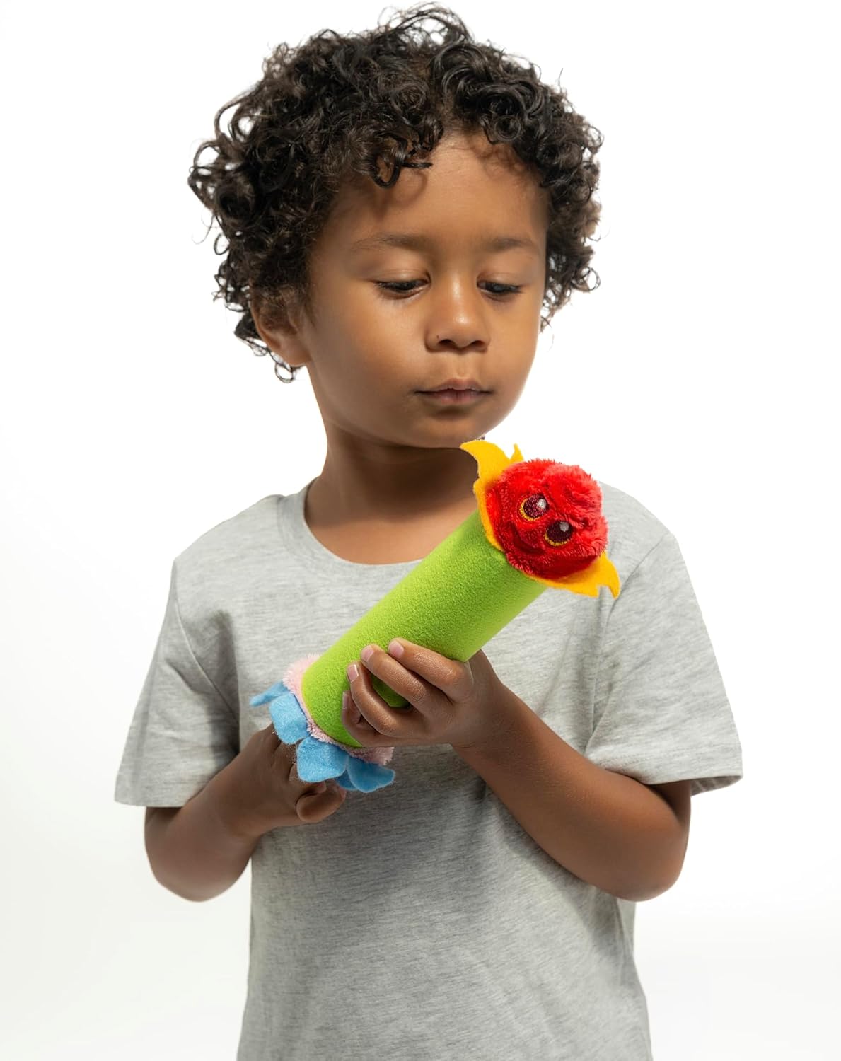 The Calm Caterpillar Bloomie Kit Sensory Toys Stuffed Animals for Kids Learning Resources - Educational Toys Ideal for Calming Corner and Classroom Mindfulness Teaching Toys, Soft Cuddly Design