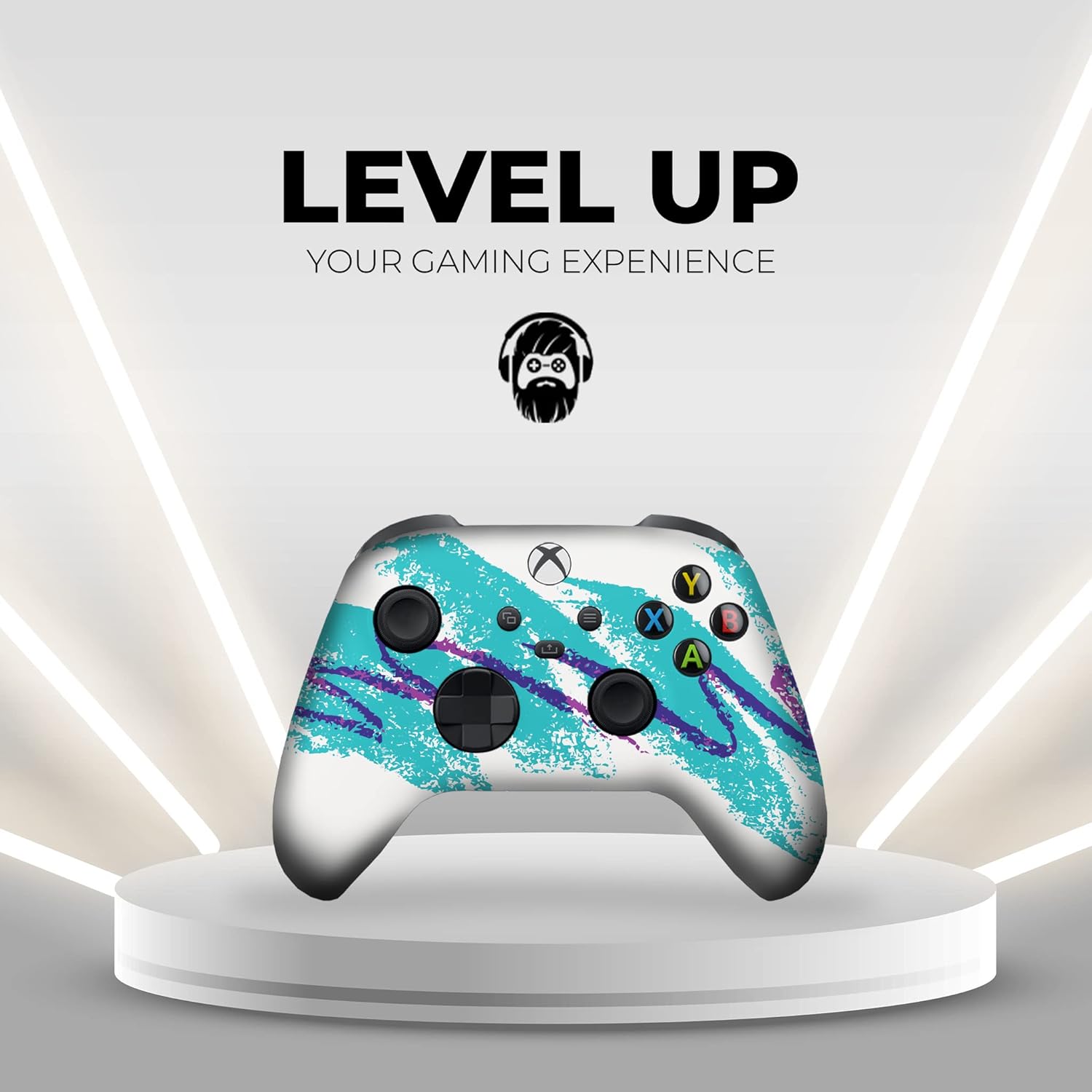 DreamController 90'S Cup Custom X-box Controller Wireless compatible with X-box One/Series X/S Proudly Customized in USA with Permanent HYDRO-DIP Printing (NOT JUST A SKIN)