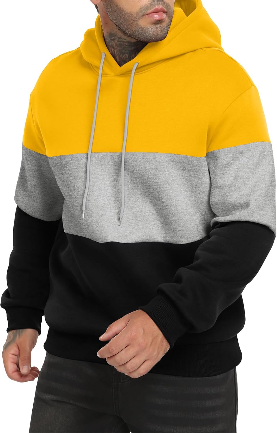 Men's Hooded Sweatshirts Long Sleeve Winter Hoodies Pullover Sweatshirts with Pockets - Image 3