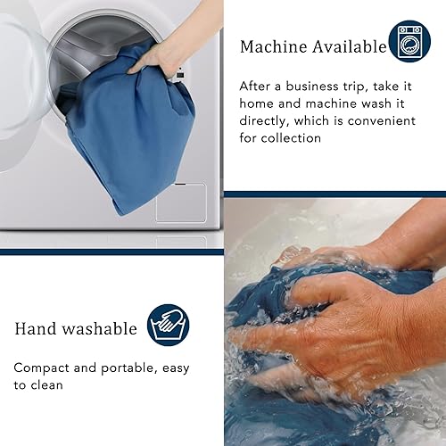 Miniatura 5 de Forro para saco de dormir, ligero, compacto y portátil, para adultos, sábana de viaje ligera para hoteles y viajes, adecuada para todas las