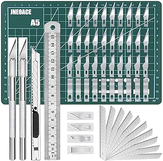 Exacto Knife Precision Carving Craft Hobby Knife Kit with 40 PCS Exacto Blades for DIY Art Work Cutting, Hobby, Scrapbooking, Stencil