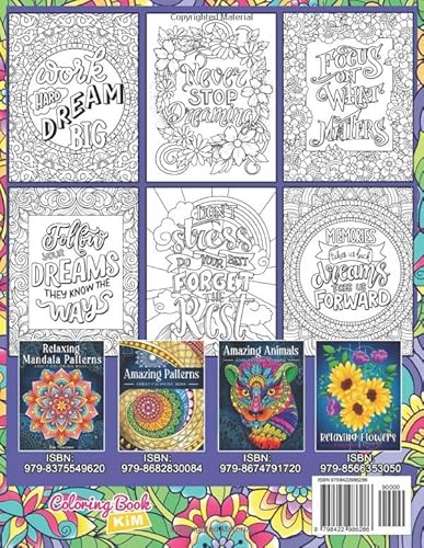 Hey You're So Great: Inspirational and Motivational Coloring Book. Positive Quotes and Stress Relie