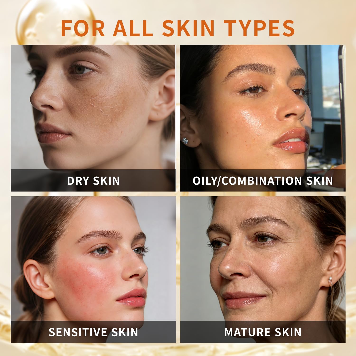 NeverLandia Anti-Aging Face Serum with HTP(Pro-Xylane) & CoQ10 - Visibly Smooths Fine Lines & Boosts Collagen Appearance Serum, Hydrating & Soothing Formula for All Skin Types, 1 Fl OZ - Image 6