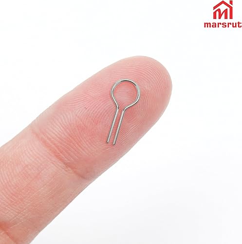 Miniatura 3 de 100 piezas de alambre de nicromo para cerámica, alambre de alta temperatura para fusión de vidrio de horno, aguja de combustión colgante en forma de