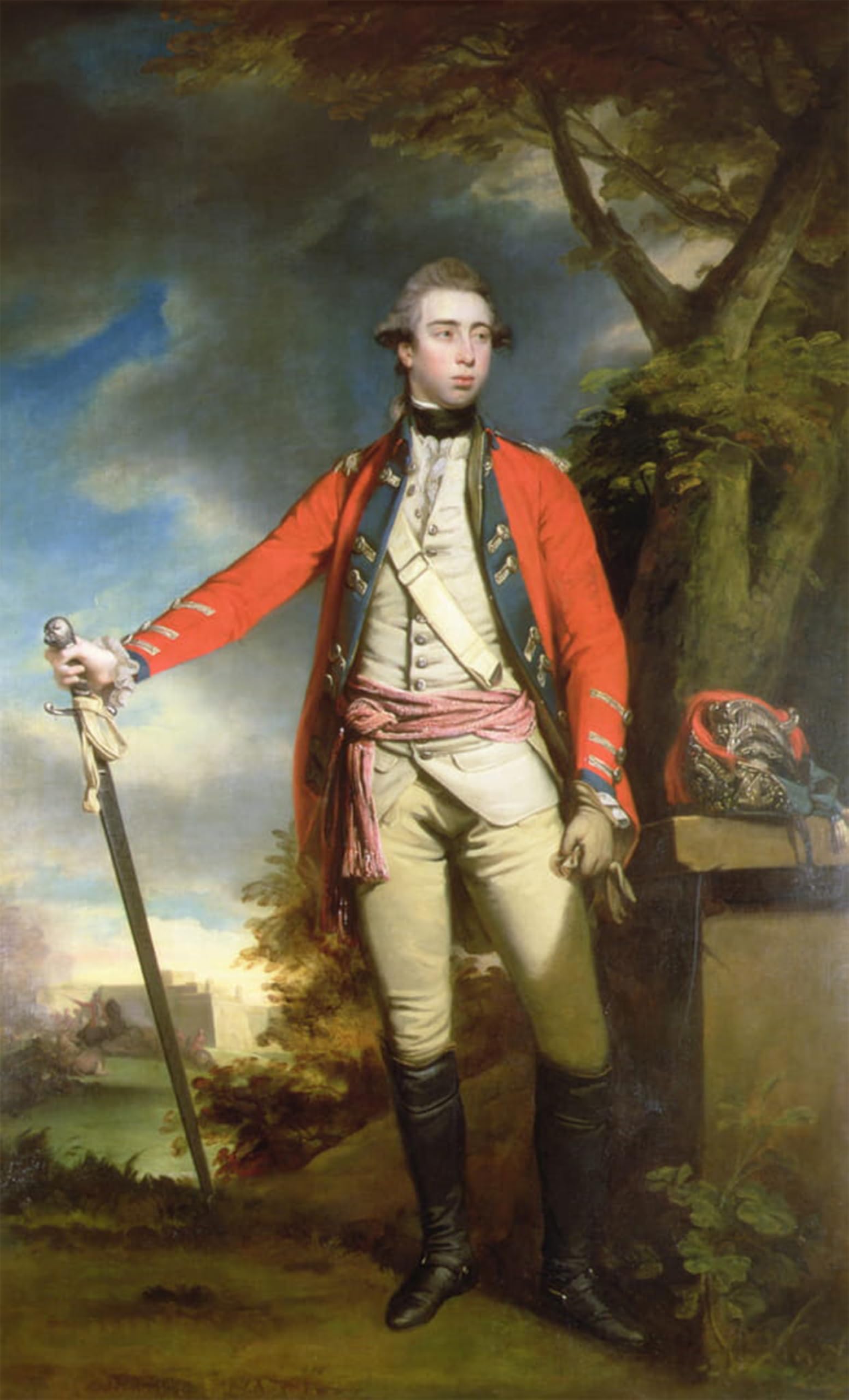 ARTXLXXBN Famous Print Painting Colorful Art Print Portrait of Lord De Ferrars by Joshua Reynolds Canvas Art Decorations for Home Decor 60x90cm