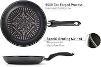 Vista 3 de Happycall Sartén antiadherente de titanio de inducción, gris, sin PFOA, sartén, apta para lavavajillas (11 pulgadas)