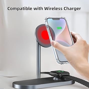 Totill 4 in 1 Case for iPhone 15 plus with [3 Pack] Tempered Glass Screen Protectors, Crystal Clear Phone Cover, Scratchproof and Shockproof, Compatible with Wireless Charger and Bike Phone Holder