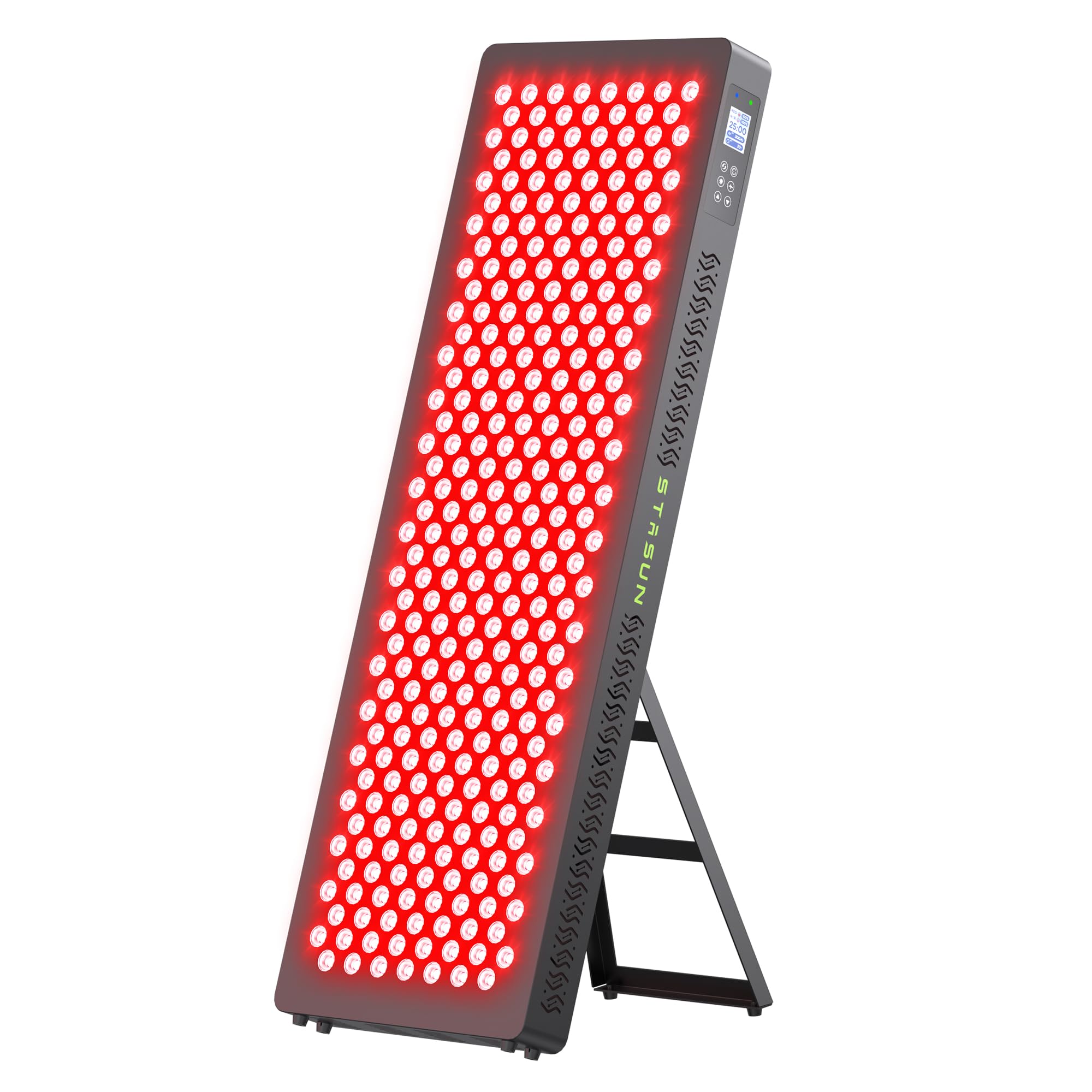 STASUN Dispositivo de terapia de luz roja de doble chip, 4 espectros, 660 y 850 nm, lámpara de luz roja completa, 300 ledes, 450 W, lámpara infrarroja para tratamiento facial, cosméticos, desarrollo