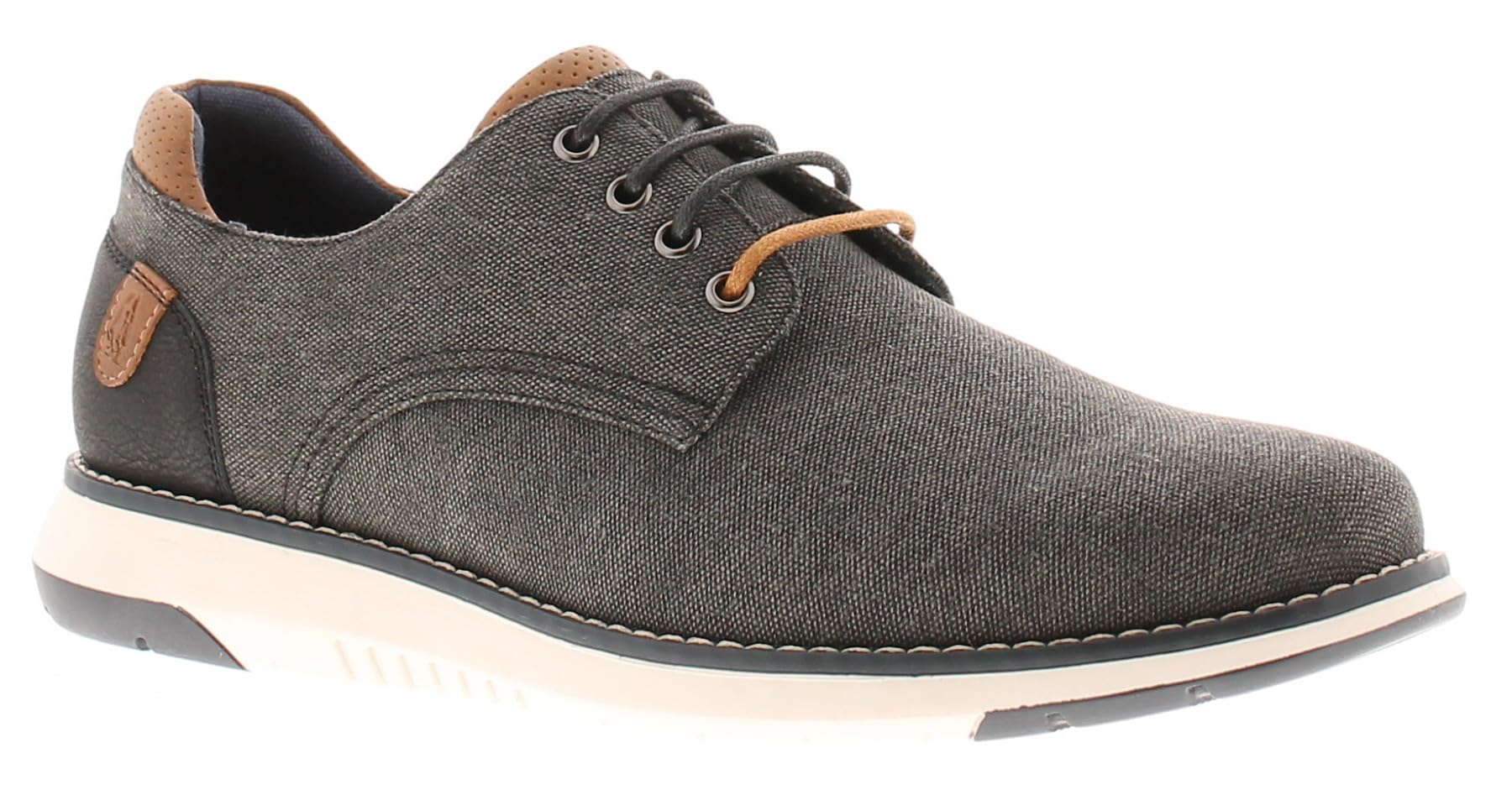 New Hush Puppies Men's (, (Adults')) Shoes Canvas Memory Foam Uk Grey Bruce Size 11