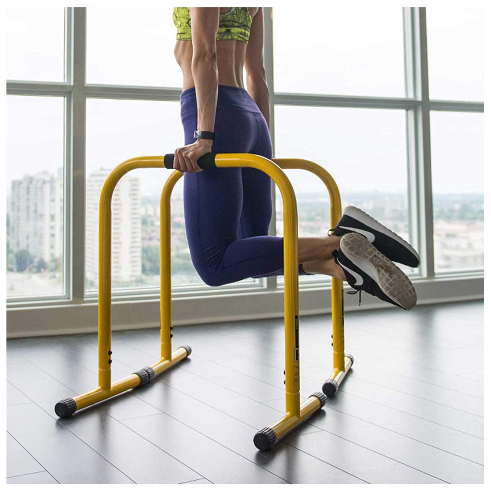 Buy QGUO Tricep Dip Bar Dip Rack Dip Stand Base Bar Equalizer Bars Pull