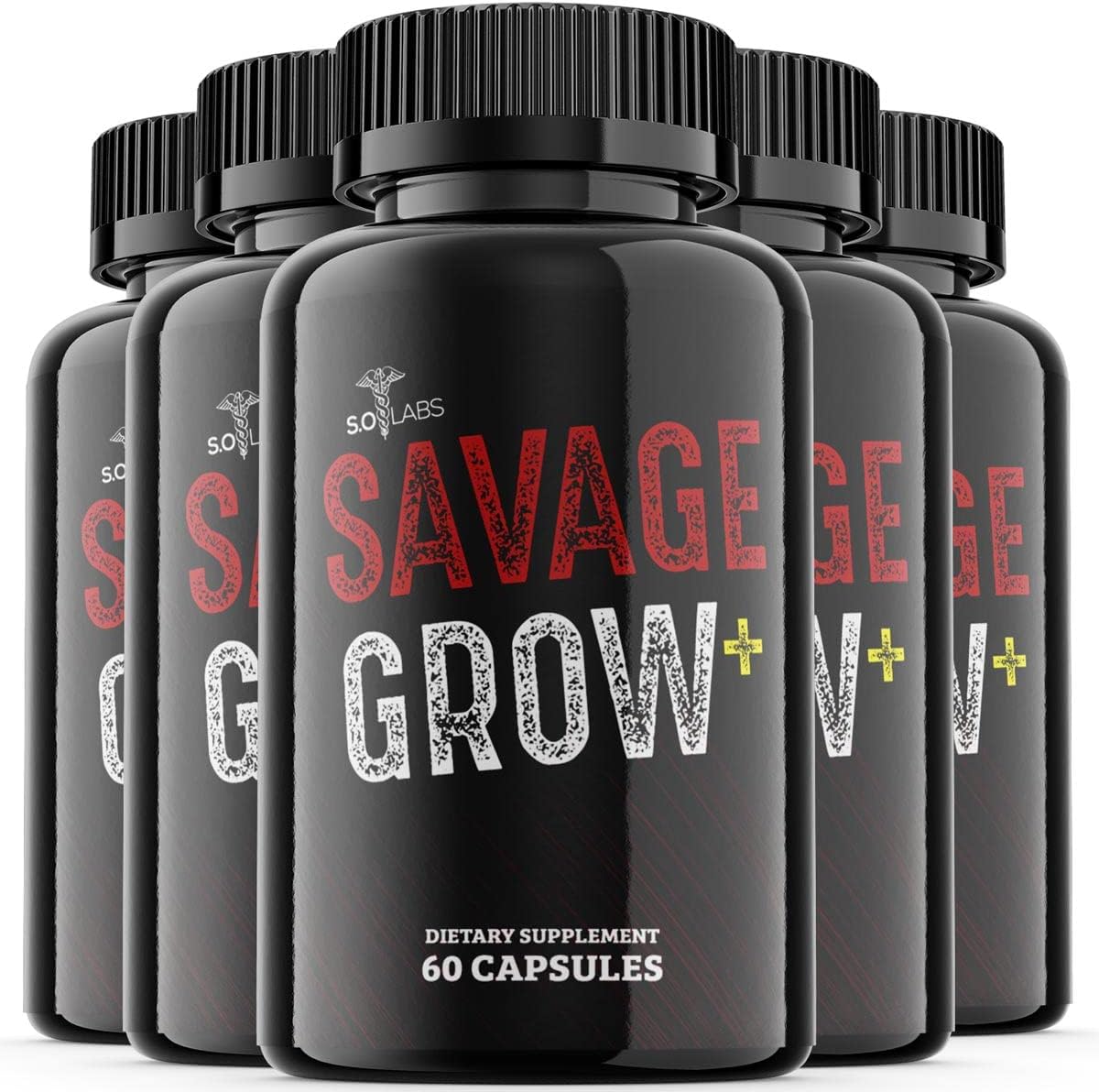 S.O Labs Savage Grow Supplement Pills (5 Pack)