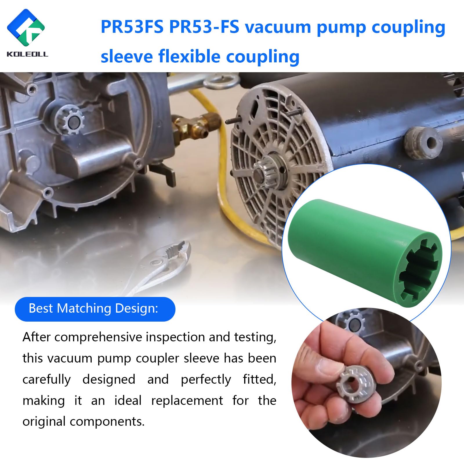 PR53FS PR53-FS Vakuumpumpenkupplung, flexible Kupplung