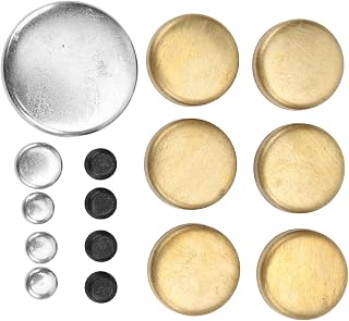 Brass Freeze Plug,351 Windsor Freeze Plugs Engine Expansion Plugs Replacement, Brass Freeze Plug Kit Mpe 108Br Replacement,351 Windsor Freeze Plugs for Small Block 255Ci 260Ci 289Ci 302Ci 351Ci