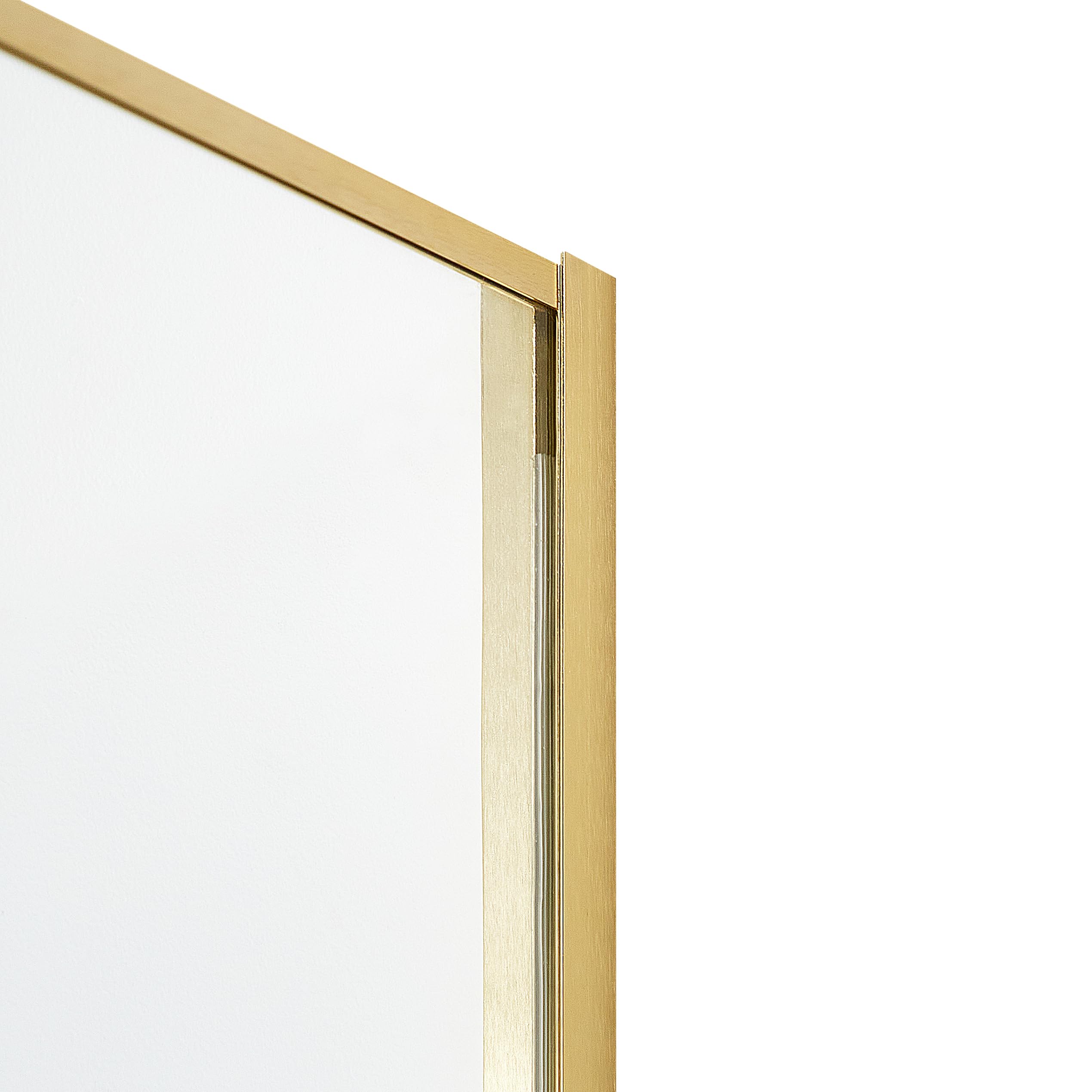 Cabina de ducha cuadrada de vidrio templado una puerta dorado 80 x 80 x 185 cm Darli