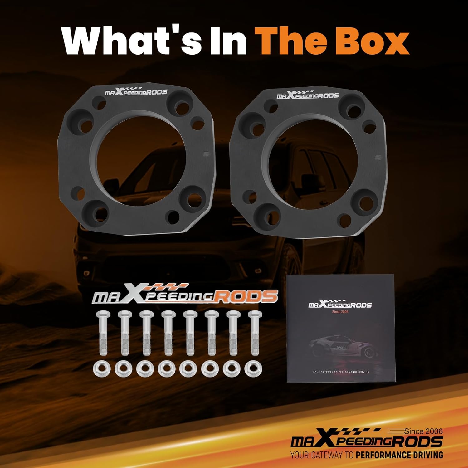 maXpeedingrods 1.75” Lift Leveling Kit for Toyota Tundra 2007-2025, for Toyota Sequoia 2023-2024, Front Lift Spacer Kit