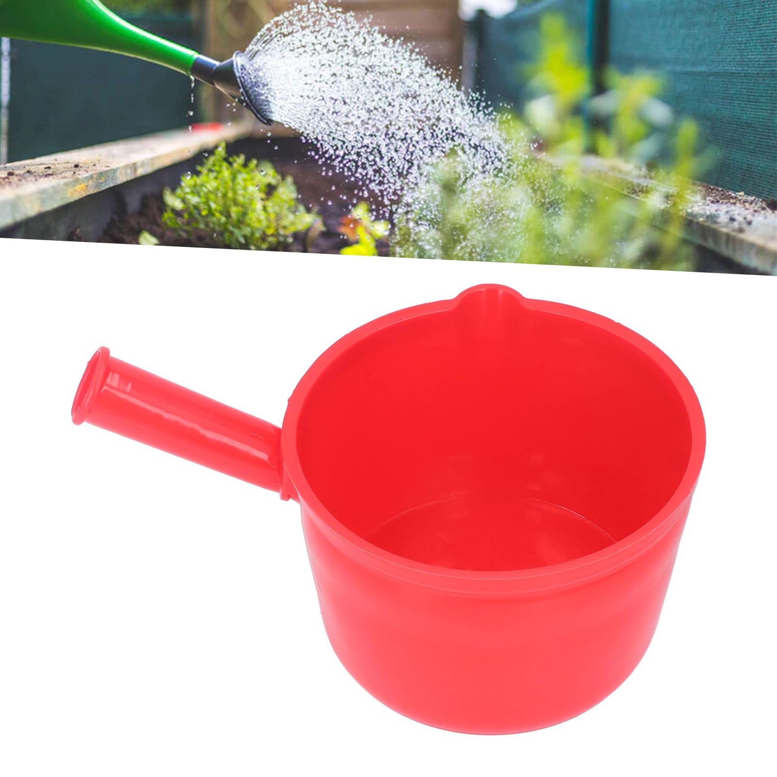 Plastic Water Ladle Bathroom Water Scoop Cup Bathing Ladle Container Large Ladles Bath Spoon, Home Essential, Kitchen Accessories(Red)
