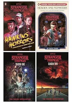 Stranger Things Collection 4 Books Set Stranger Things Hawkins Horrors, Stranger Things Heroes and Monsters Stranger Things Season One & Season Two