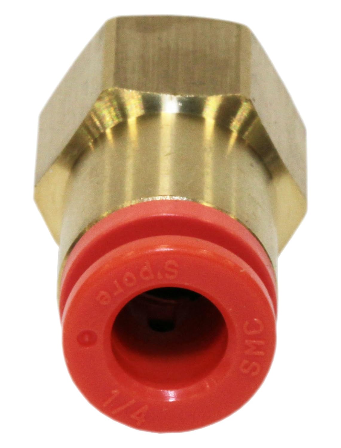 Buy SMC KQ2F0734A Brass PushtoConnect Tube Fitting, Adapter, 1/4