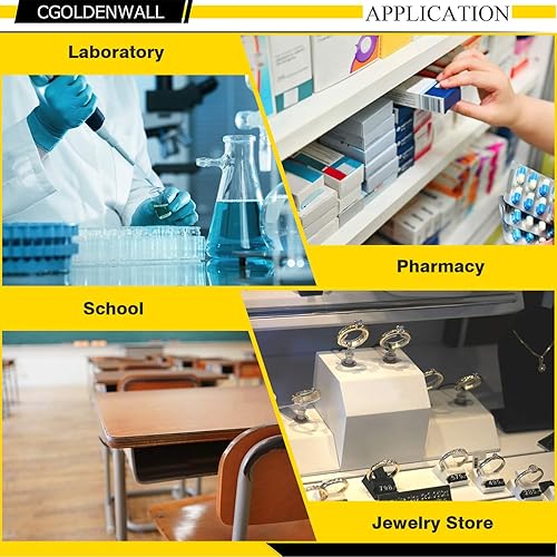 Miniatura 7 de CGOLDENWALL 0.1mg balanza analítica de alta precisión 0.00oz balanza de laboratorio digital balanza de precisión balanza electrónica para