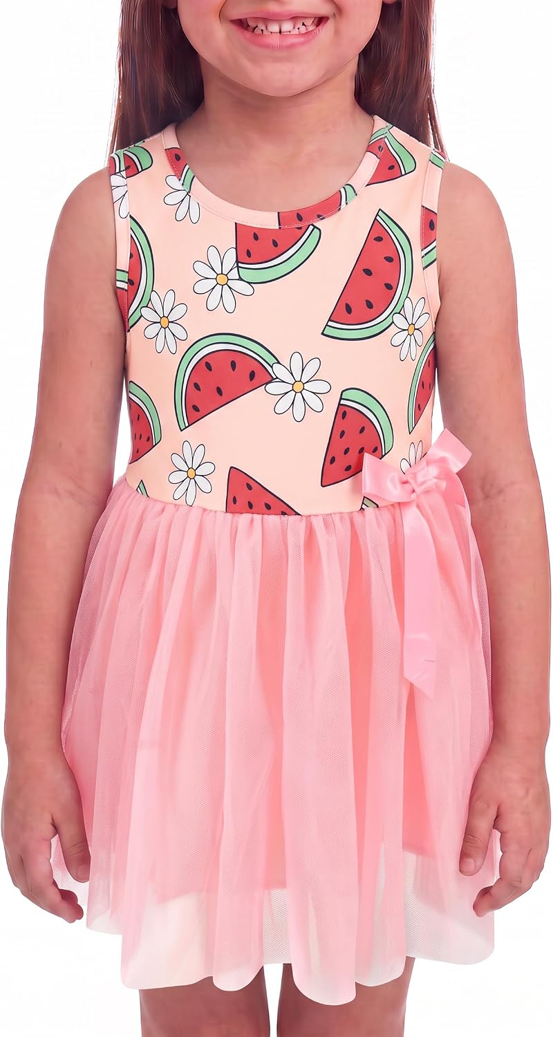 Girls Sleeveless Tulle Toddler Tutu Dress for Girls