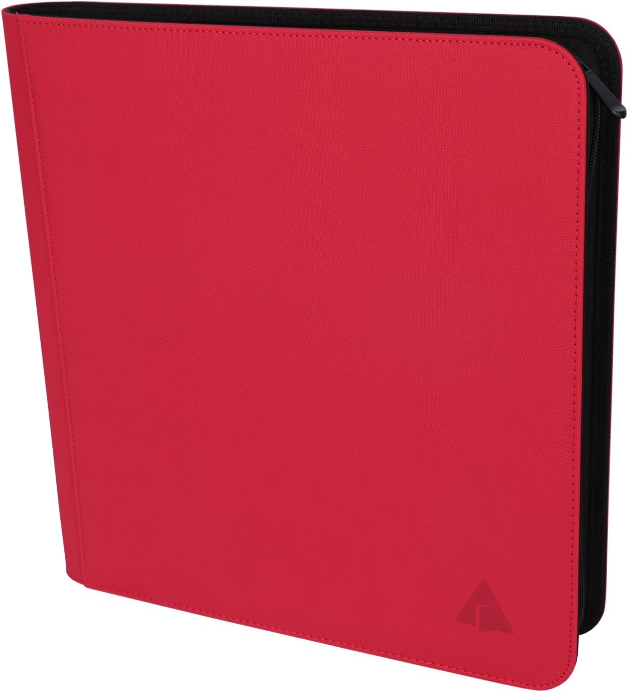 12 Pocket 800+ Pockets Card Binder, Large Ringless Side Loading Pockets Trading Card Album Folder for TCG -Red
