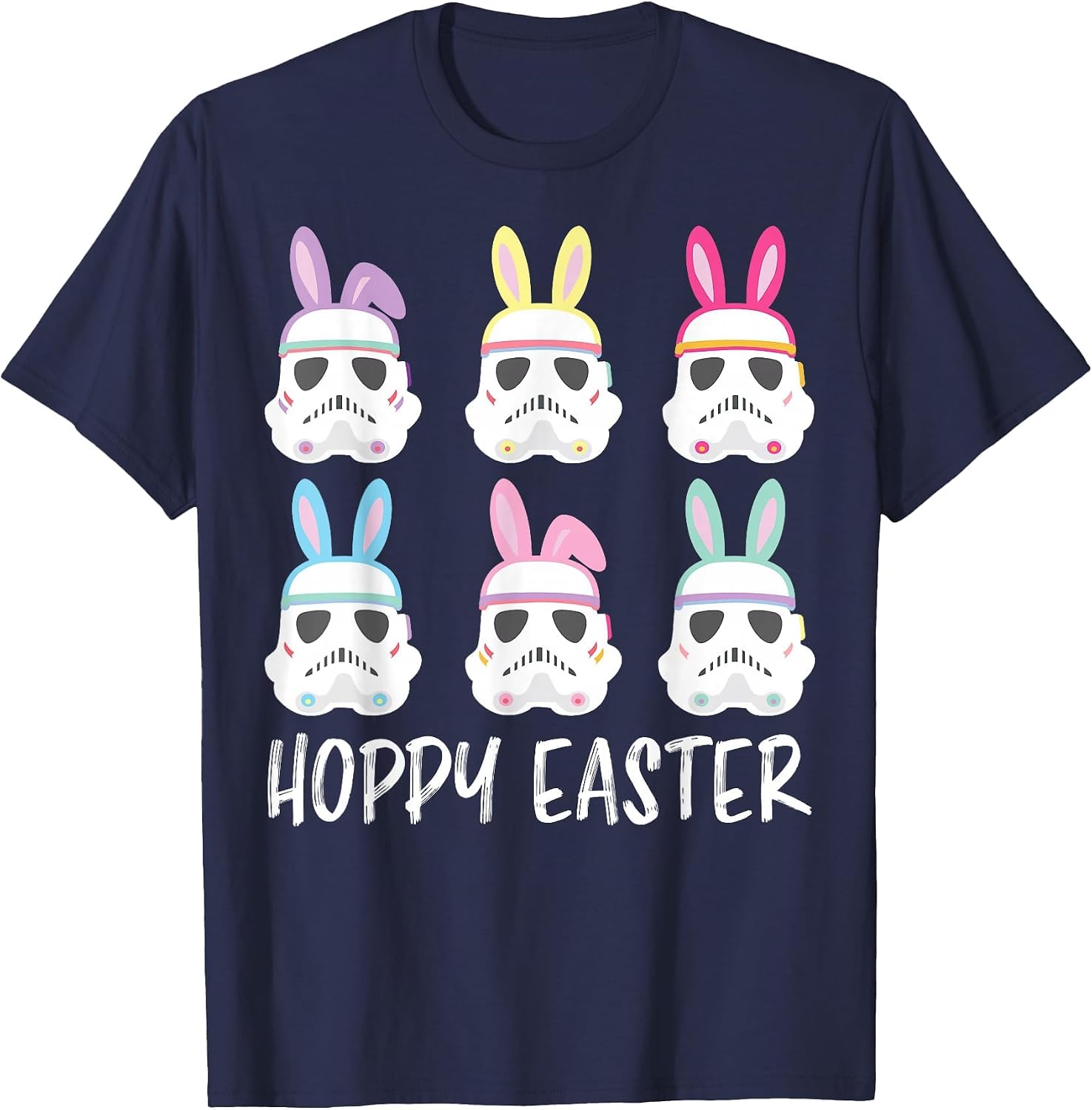 Star Wars Easter Storm Troopers With Ears Line Up Poster T-Shirt