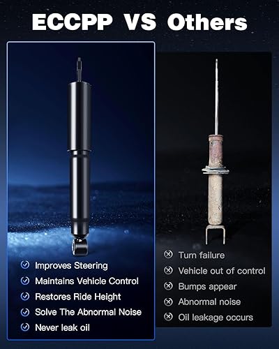 Miniatura 6 de Amortiguadores ECCPP - Kits de amortiguadores delanteros y traseros para 98 99 00 01 02 para Honda Passport, 99 00 para Isuzu Amigo, 02 03 04 para