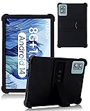 Case Compatible with WDYQJE A55 10.1 inch Tablet – Shockproof Silicone Protective Case with Kickstand Anti-Slip, Drop-Resistant Business Style (Black)