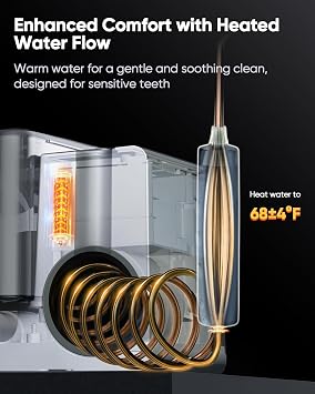 MySmile LP233 Pro Electric Water Flosser Lightning Silver and LP221 Cordless Water Flosser Juicy Pink Combo