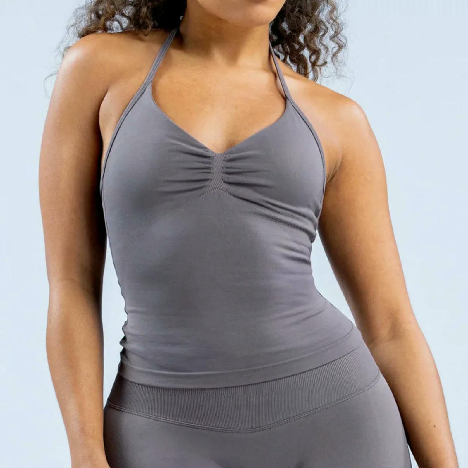 Sujetador Deportivo Mujer Longline Strappy Top Sports Vest De Yoga Fitness's Fitness Fitness Top Gym Hermoso Bray Back Back Running Entrenamiento-Rojo-XS