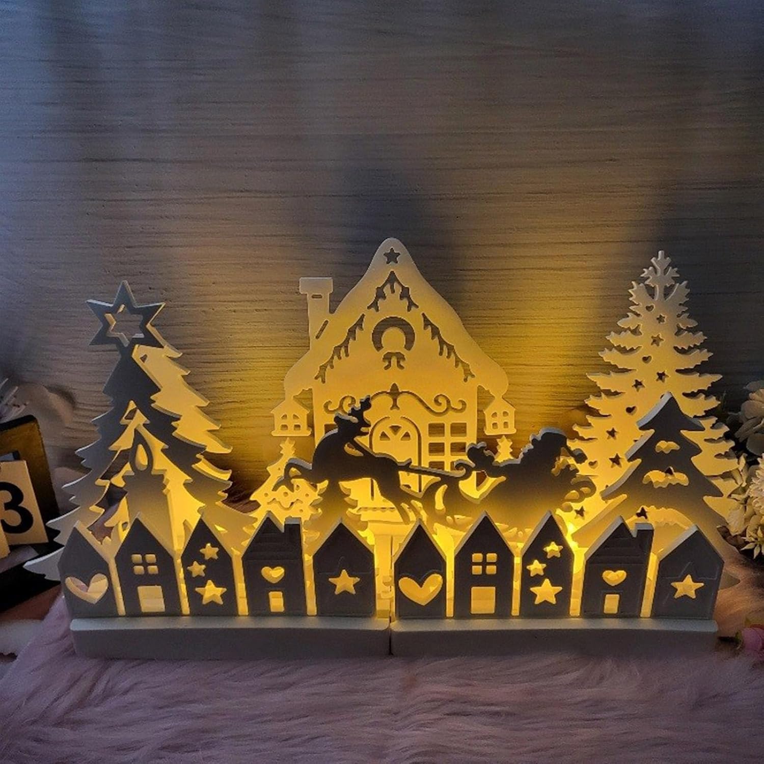 8PCSクリスマスシリコンキャンドルスティック型エポキシ樹脂スタンドセメント用のコンクリートセメントシリコン