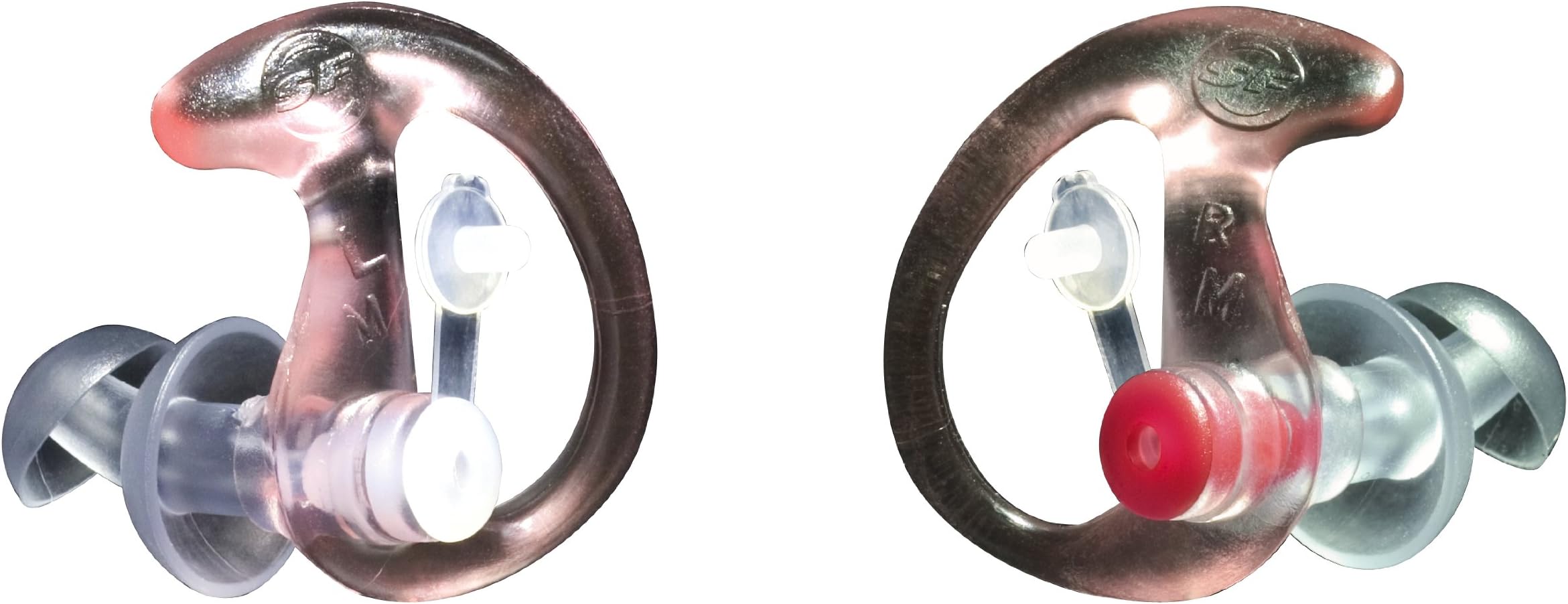 SureFire EP3 Sonic Defender Earplugs (25 Pair), Clear, Large