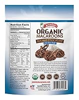 Vista 8 de Jennies Paquete variado de macarrones de coco orgánico, 5.25 onzas, coco, llovizna de chocolate, sal marina de chocolate doble, sin maní, sin