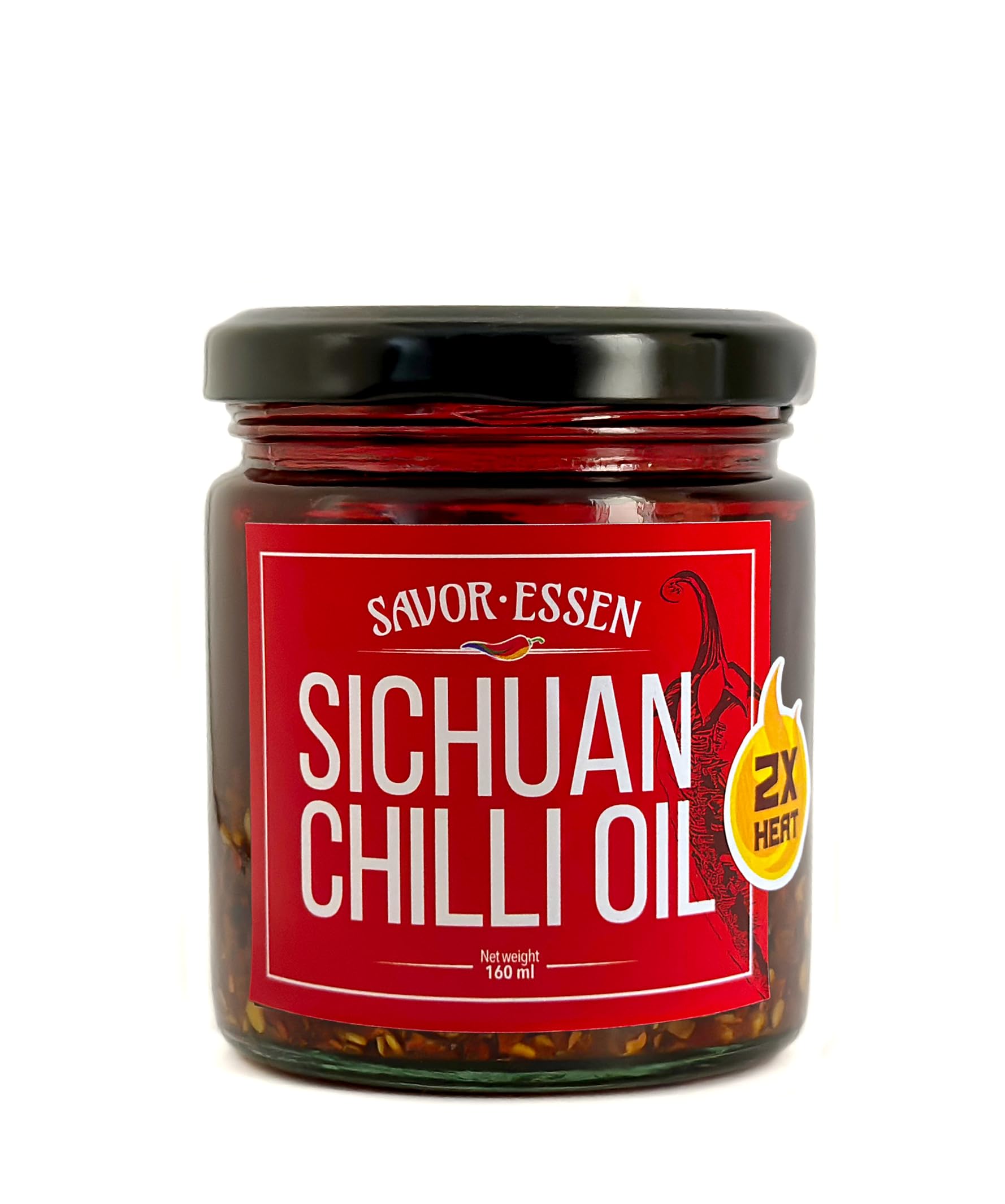 SAVOR ESSEN™ Gourmet 2X Spice 🌶️🌶️ Sichuan Chilli Oil | Handcrafted in small batches | Nutty, Crunchy, Umami | 100% Natural | Vegan | Gluten-free | Distilled From Real Sichuan Peppercorns | Slow-roasted and Slow-infused (B0D8QR9QMF) Amazon Price History, Amazon Price Tracker