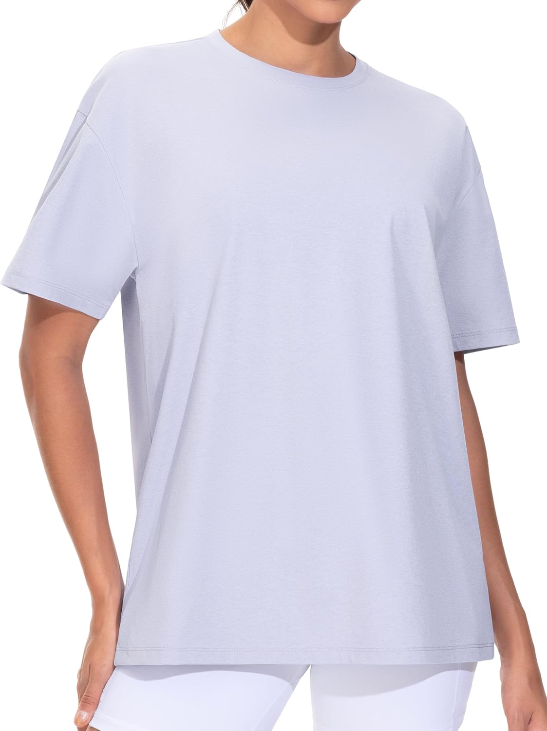 THE GYM PEOPLE Women's Oversized T Shirts Summer Casual Short Sleeve Tops Crewneck Loose Workout Basic Tees - Image 2