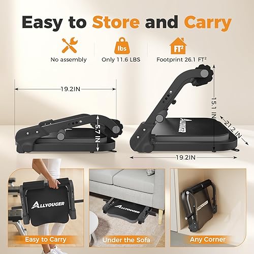 Miniatura 6 de Ab Machine,Sit Up Exercise Equipment& Core Machine, Workout Equipment,Adjustable Ab Trainer with 3 Resistance Levels and Removable Auxiliary