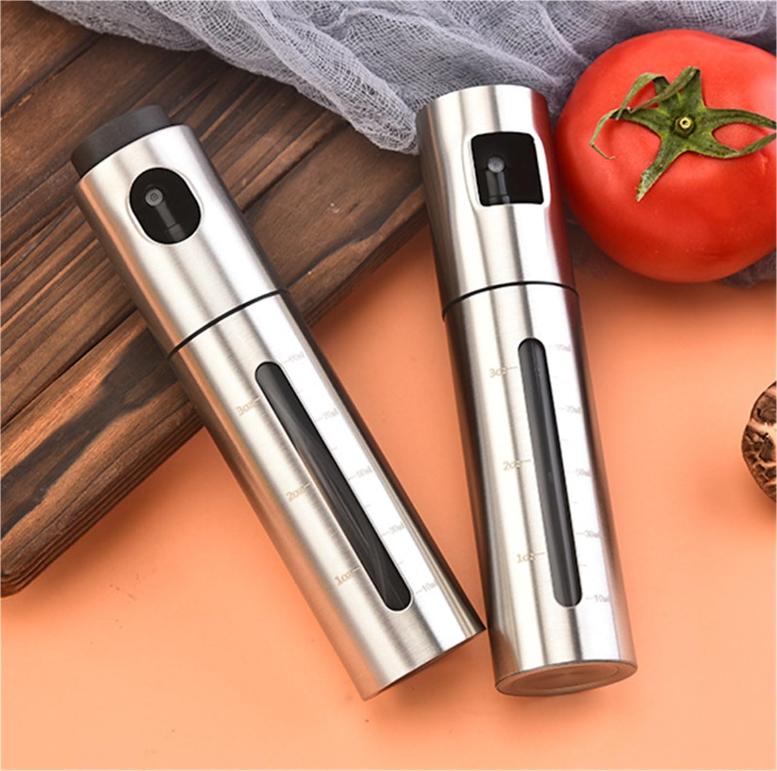 Ölsprüher Für Speiseöl Speiseölflasche, Sprühflasche Aus Edelstahl, Geeignet For Kochen, Salat, Grillen Usw Grillen Küche(Style 2)