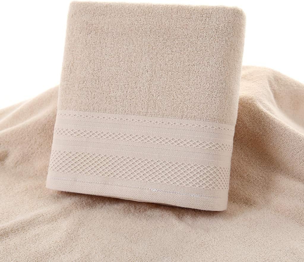 Bath Towels Set, 2 Piece Extra Large Bath Sheets 70x140cm 100 Percent Cotton Super Soft, for Hotel Travel Pool Spa Yoga Brown